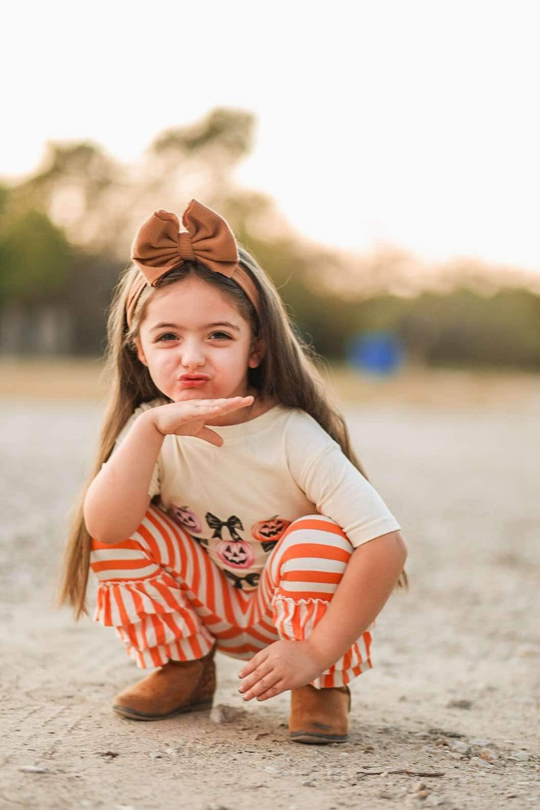 Orange Striped Boujee Bells